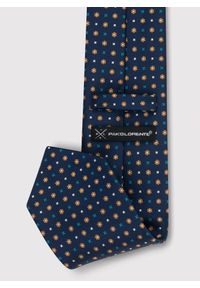 Pako Lorente - PAKO LORENTE – Wzorzysty granatowy krawat. Kolor: niebieski. Materiał: mikrofibra #2