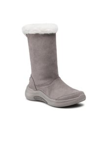 skechers - Buty zimowe Damskie Skechers. Kolor: szary. Sezon: zima #1