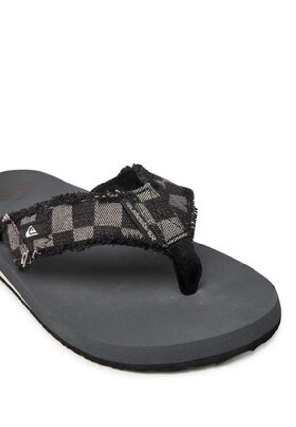 Quiksilver Japonki AQYL100047 Czarny. Kolor: czarny. Materiał: materiał