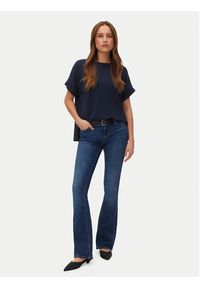 Vero Moda Bluzka Hali 10339414 Granatowy Regular Fit. Kolor: niebieski. Materiał: wiskoza #2