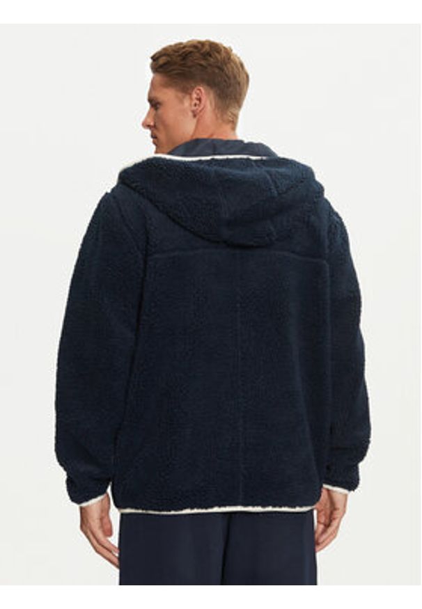 Tommy Jeans Kurtka przejściowa Teddy DM0DM19224 Granatowy Regular Fit. Kolor: niebieski. Materiał: syntetyk