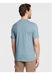 Guess T-Shirt Round Logo M3GI11 J1314 Niebieski Slim Fit. Kolor: niebieski. Materiał: bawełna #3