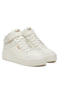 Puma Sneakersy Carina Street Mid Wtr 398050 02 Écru. Materiał: skóra #4