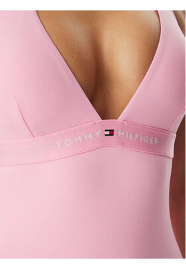 TOMMY HILFIGER - Tommy Hilfiger Strój kąpielowy UW0UW06366 Różowy jasny. Kolor: różowy. Materiał: syntetyk