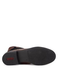 Rieker Botki 73691-25 Brązowy. Kolor: brązowy. Materiał: skóra