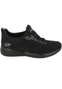 skechers - Buty do chodzenia damskie Skechers Bobs Squad. Zapięcie: sznurówki. Kolor: wielokolorowy, czarny. Materiał: materiał, syntetyk, tkanina. Szerokość cholewki: normalna. Sport: turystyka piesza