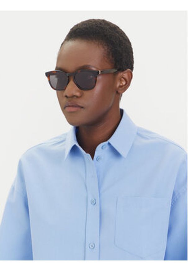 Barbour Okulary przeciwsłoneczne BA8108C2 Brązowy. Kolor: brązowy