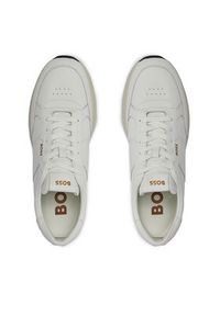 BOSS - Boss Sneakersy Jace Runn 50512264 Biały. Kolor: biały. Materiał: materiał #6