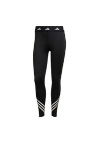 Adidas - Legginsy treningowe damskie adidas Techfit. Kolor: czarny. Materiał: materiał. Technologia: Techfit (Adidas)