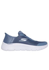 skechers - Trenerzy damscy Skechers Go Walk Flex-Grand Entry. Kolor: niebieski. Materiał: materiał, syntetyk. Sport: turystyka piesza #1