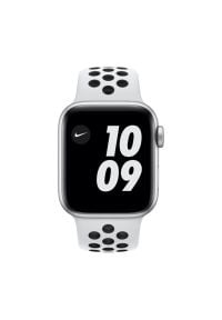 APPLE Watch SE Nike Cellular 40mm (Srebrny z opaską sportową w kolorze białym). Kolor: srebrny, wielokolorowy, biały. Styl: sportowy #2
