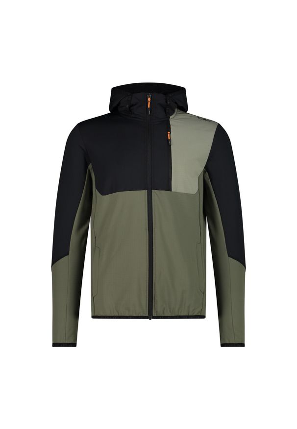 Bluza męska turystyczna CMP 34G1667. Kolor: zielony. Materiał: polar. Sport: turystyka piesza