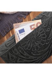 PAOLO PERUZZI - Portfel skórzany vintage Paolo Peruzzi T-108-HBL czarny. Kolor: czarny. Materiał: skóra #1