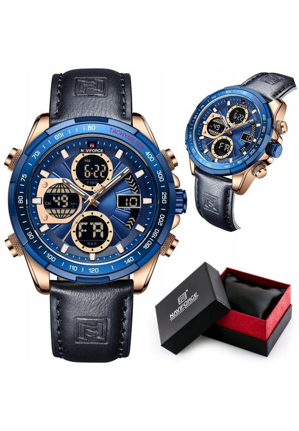 Zegarek Naviforce ZEGAREK MĘSKI NAVIFORCE NF9197L RG/BE/BE