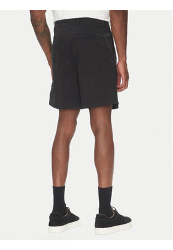 BOSS Szorty materiałowe C-Karlos 50540597 Czarny Regular Fit. Kolor: czarny. Materiał: bawełna