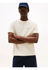 TOMMY HILFIGER - Tommy Hilfiger T-Shirt Ess Seasonal MW0MW39995 Beżowy Regular Fit. Kolor: beżowy. Materiał: bawełna #1