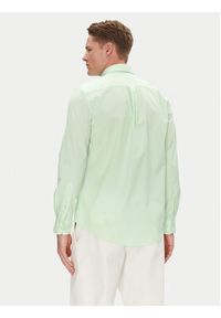 TOMMY HILFIGER - Tommy Hilfiger Koszula MW0MW37550 Zielony Regular Fit. Kolor: zielony. Materiał: bawełna #4