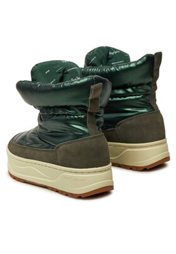 Pepe Jeans Śniegowce PLS50554 Zielony. Kolor: zielony. Materiał: materiał