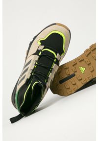adidas Performance - Buty Terrex Hikster Mid. Zapięcie: sznurówki. Kolor: złoty, brązowy, wielokolorowy. Materiał: materiał, syntetyk, skóra, guma, nubuk, zamsz. Szerokość cholewki: normalna. Model: Adidas Terrex #3