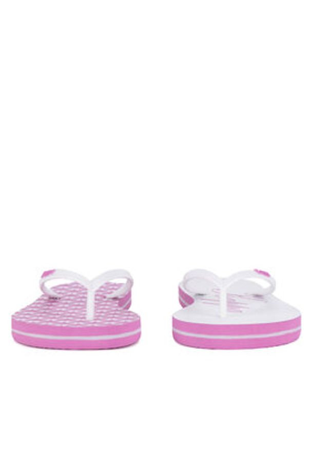 Kappa Japonki 351C23W Pink Fuchsia - White Kolorowy. Materiał: materiał, syntetyk. Wzór: kolorowy