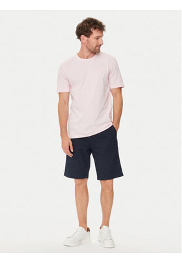 BOSS - Boss T-Shirt Tales 50508584 Różowy Relaxed Fit. Kolor: różowy. Materiał: bawełna