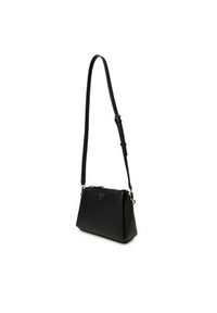 Guess Torebka Noelle II HWZG96 72120 Czarny. Kolor: czarny. Materiał: skórzane