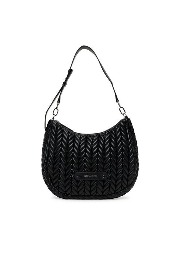 Karl Lagerfeld - KARL LAGERFELD Torebka A3W30147 Czarny. Kolor: czarny. Materiał: skórzane