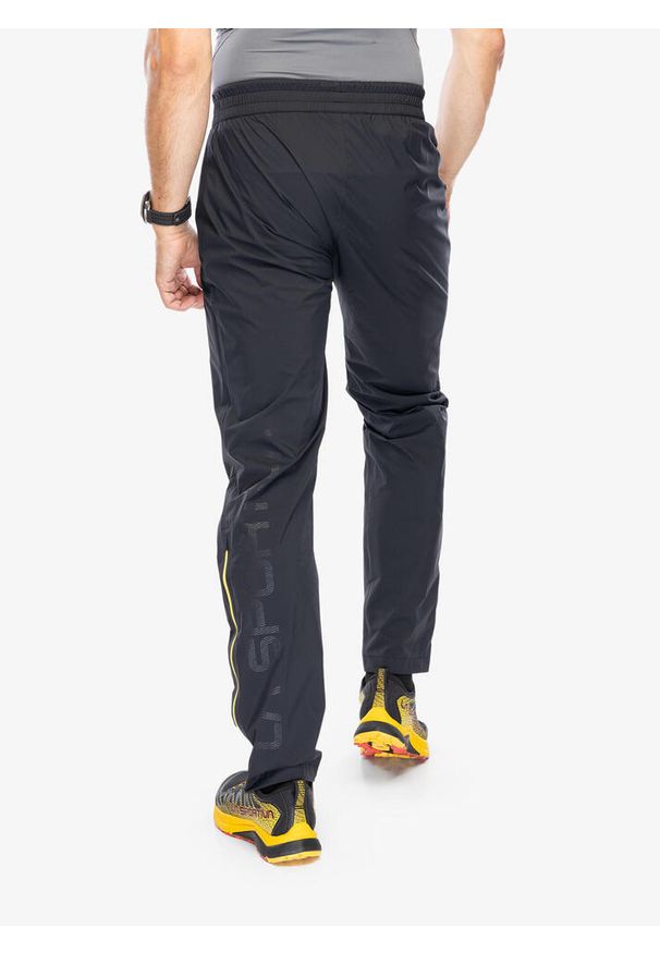LA SPORTIVA - Spodnie do biegania męskie La Sportiva Drizzle Overpant. Kolor: czarny