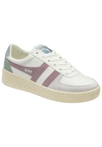 Sneakersy damskie Gola Grandslam Trident. Kolor: biały. Materiał: materiał, syntetyk, zamsz. Sport: turystyka piesza #2