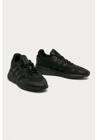 adidas Originals - Buty Zx 1K Boost. Nosek buta: okrągły. Zapięcie: sznurówki. Kolor: czarny. Materiał: guma. Model: Adidas ZX