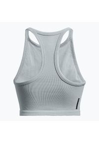 Tank top fitness damski Under Armour Rush Seamless Tank. Kolor: niebieski. Sport: fitness