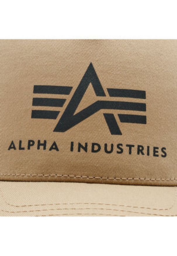 Alpha Industries Czapka z daszkiem AI.186902 Beżowy. Kolor: beżowy. Materiał: bawełna