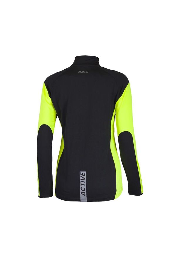 ROGELLI - Bluza sportowa damska Rogelli ELKA. Kolor: czarny, zielony, wielokolorowy. Styl: sportowy