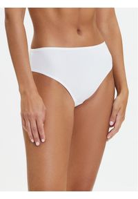 Hunkemöller Figi klasyczne z wysokim stanem 302036 Biały. Stan: podwyższony. Kolor: biały. Materiał: bawełna