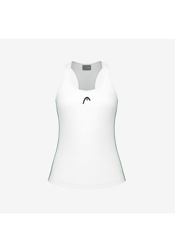 Head - Koszulka bez rękawów damska SPIRIT Tank Top. Kolor: biały. Długość rękawa: bez rękawów. Sport: tenis