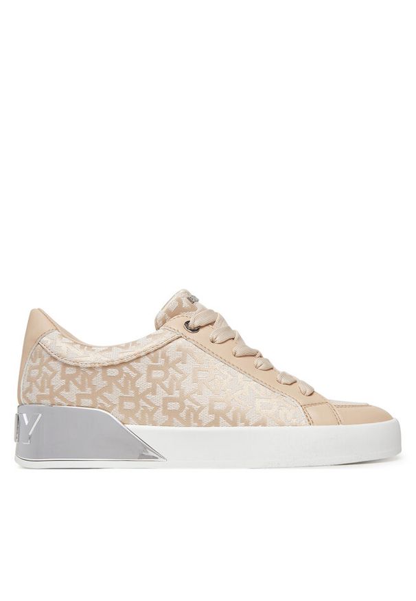 Sneakersy DKNY. Kolor: beżowy