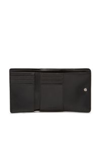 Calvin Klein Portfel damski Ck Must Aop Small Trifold W Zip LV04F1038G Czarny. Kolor: czarny. Materiał: skóra #3
