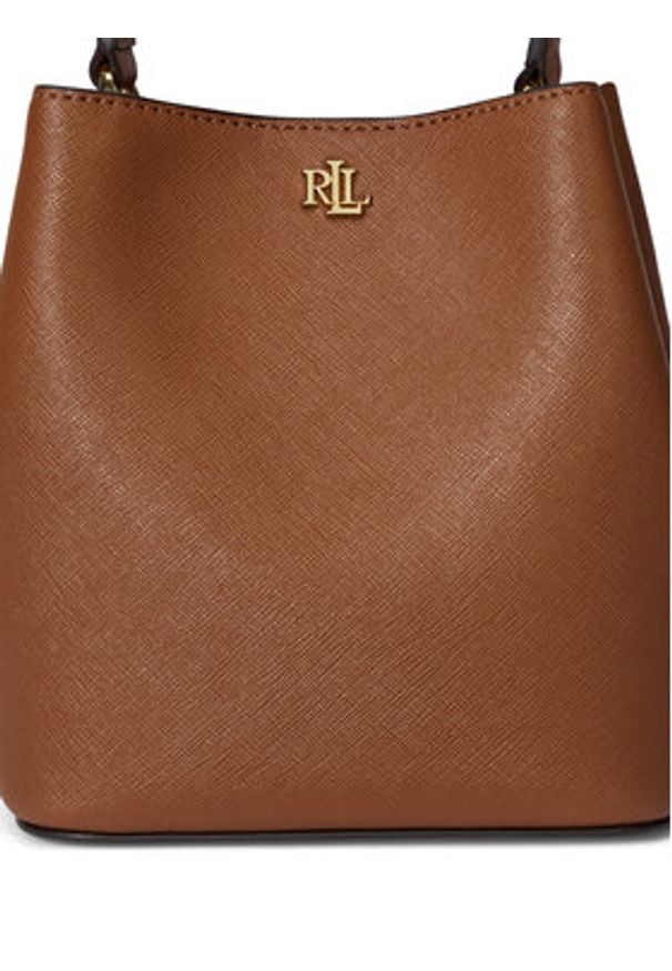Lauren Ralph Lauren - LAUREN RALPH LAUREN Torebka 431969365002 Brązowy. Kolor: brązowy. Materiał: skórzane