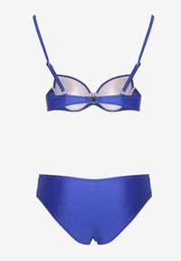 Renee - Granatowe Bikini 2-Częściowe Biustonosz z Usztywnionymi Miseczkami Majtki Figi Vikshia. Kolor: niebieski