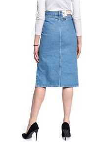 Lee - LEE THELMA SKIRT DAMSKA SPÓDNICA JEANSOWA CLEAN CALLIE L38EGAZE. Materiał: jeans #7