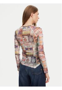 Guess Bluzka W5YP43 KBBF2 Kolorowy Slim Fit. Materiał: syntetyk. Wzór: kolorowy #5