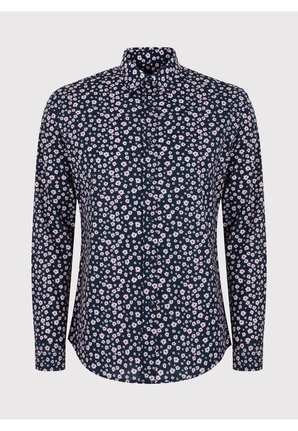 Pako Lorente - PAKO LORENTE – Koszula męska P22WF-1X-026-G-S. Typ kołnierza: kołnierzyk klasyczny. Materiał: bawełna, elastan. Długość rękawa: długi rękaw. Długość: długie. Wzór: kwiaty. Styl: klasyczny