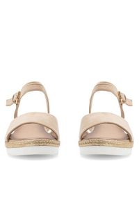 Clara Barson Espadryle WS2189-15 Złoty. Kolor: złoty. Materiał: materiał #4
