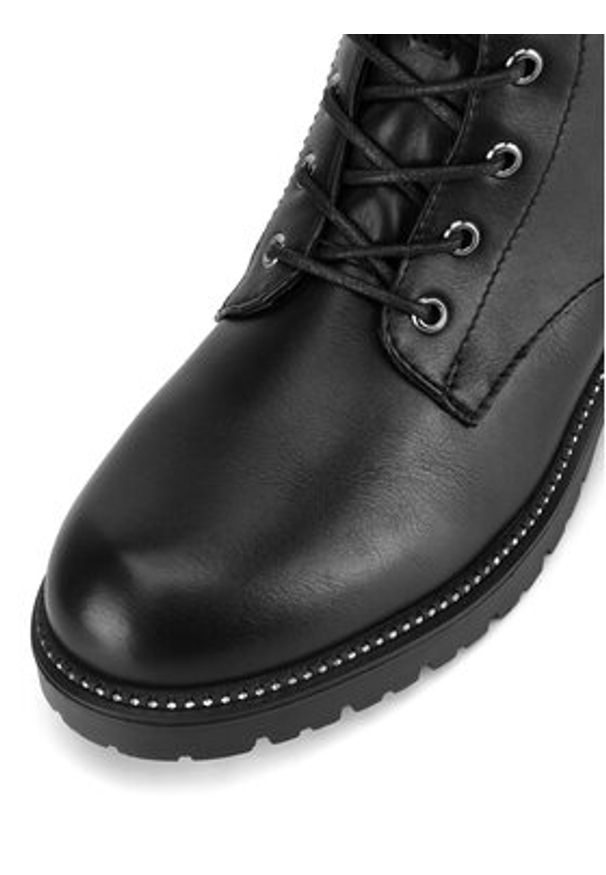 Jenny Fairy Trzewiki WS5169-11 Czarny. Kolor: czarny. Materiał: materiał