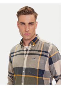 Barbour Koszula Dunoon MSH4980TN16 Zielony Regular Fit. Kolor: zielony. Materiał: bawełna