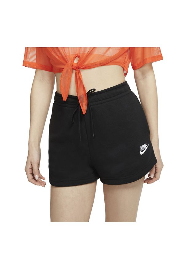 Spodenki damskie Nike Sportswear CJ2158. Materiał: materiał, poliester, bawełna. Sport: fitness