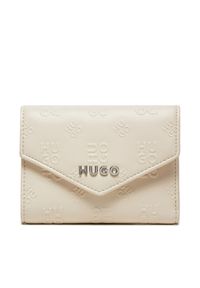 Hugo Mały Portfel Damski Chris Flap Wallet-Dm 5051629 Écru. Materiał: skóra