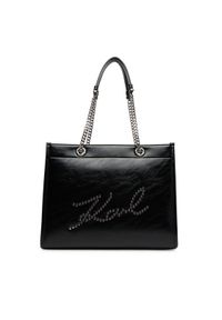 Karl Lagerfeld - KARL LAGERFELD Torebka A3W30031 Czarny. Kolor: czarny. Materiał: skórzane