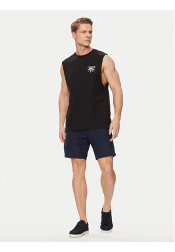 Jack & Jones Szorty materiałowe Stace 12248627 Granatowy Tapered Fit. Kolor: niebieski. Materiał: bawełna