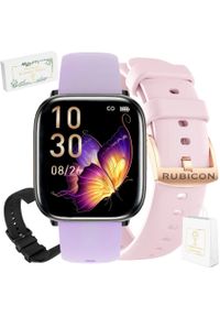 Zegarek na Komunię SMARTWATCH Rubicon RNCF31 black / 3 paski. Rodzaj zegarka: smartwatch